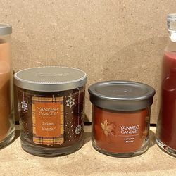 YANKEE CANDLE   Fall Candles & Air Fresheners