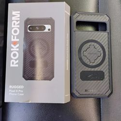 Rokform Black Rugged Magnetic Case For Google Pixel 8 Pro 