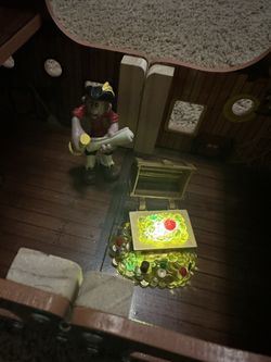 kids craft pirate ship wooden 