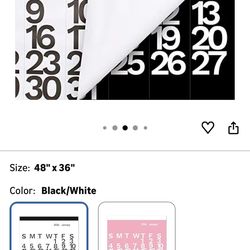 Stendig style wall calendar