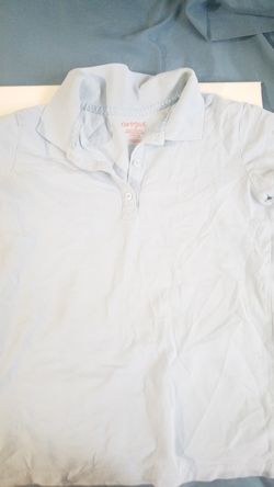 Cat & Jack Light blue school shirt
