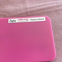 Hello Kitty Sizzix Strip Die Retired Flowers W/Swirls