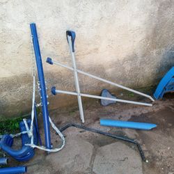 Kids Swing Set Complete All Pieces Are There