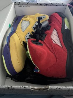 “what the” Jordan 5s