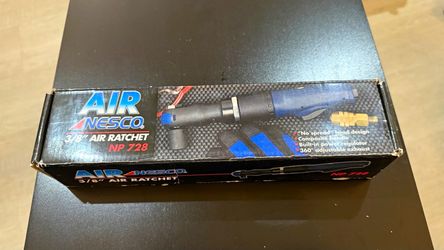 Air NESCO NP728 3/8” Drive Pneumatic Air Ratchet Wrench w/ Box