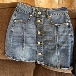 Denim Jeans Skirt