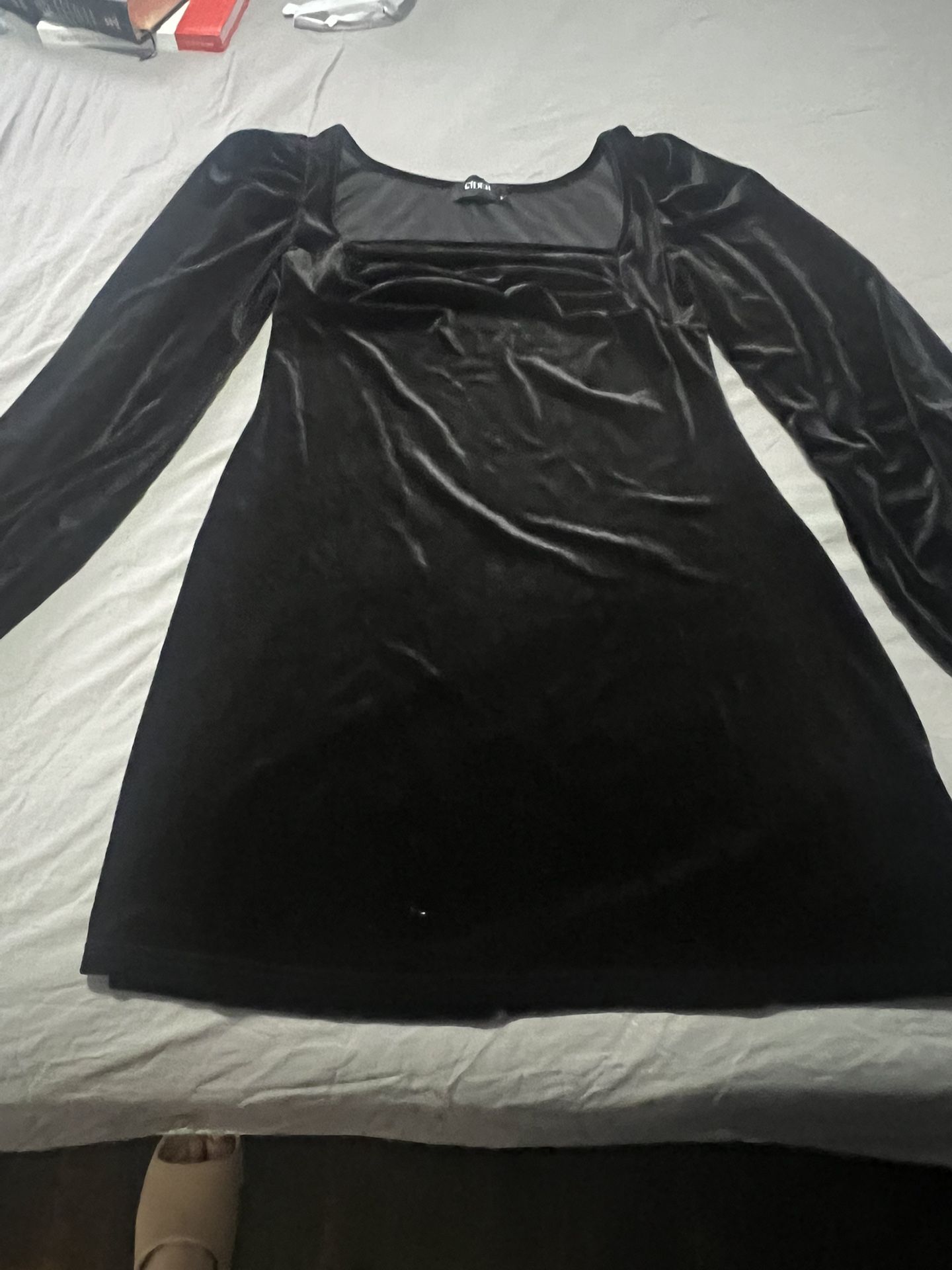 Black Velvet Dress