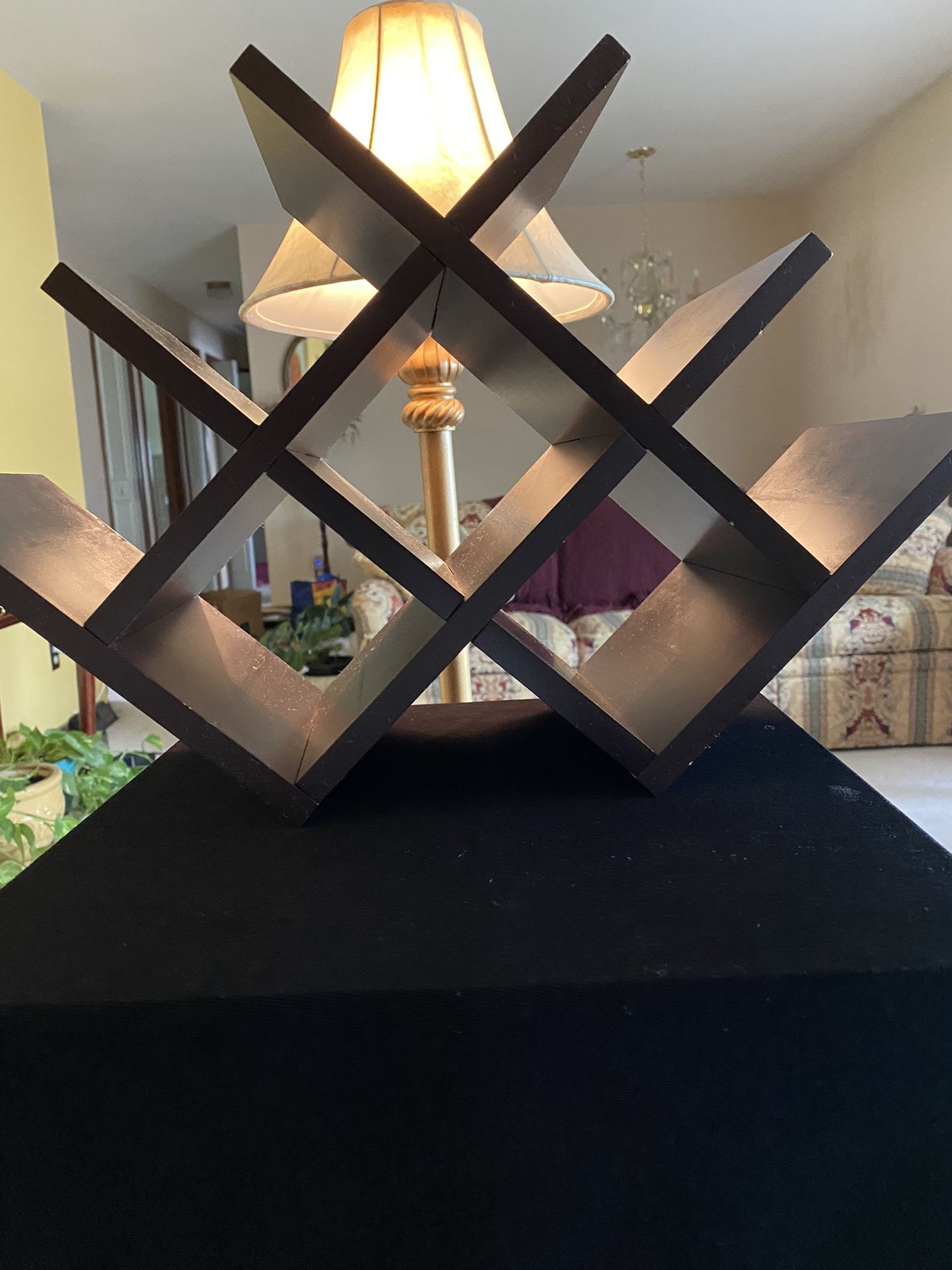 Wine Rack - Wooden - 8 Bottle