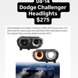 08-14 Dodge Challenger Headlights $275
