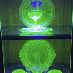 Antique Uranium Glass Collection