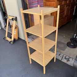 IKEA RÅGRUND Shelf unit, bamboo Very Good Condition Like New