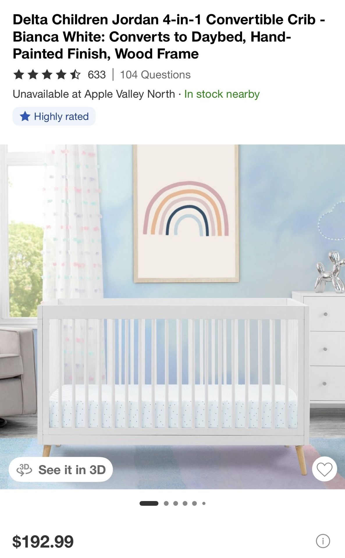 Crib For Sale