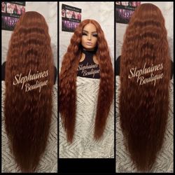 Human Hair Blended Lace Front Wig 