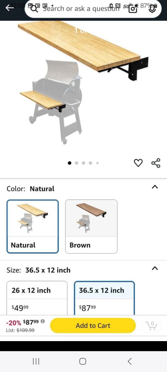Iron Forge Grill Shelf