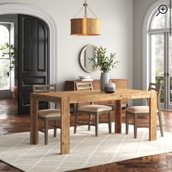 Beautiful Solid Wood Dining Table Scandal in Design 