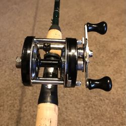 Vintage Black Abu Garcia Ambassadeur & Tournament Choice Classic Edition Combo Set