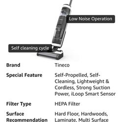 Tineco hardwood Floor Vacuum/mop $170