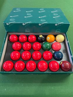 Aramith Premier Snooker Billiard Ball Set in Red
