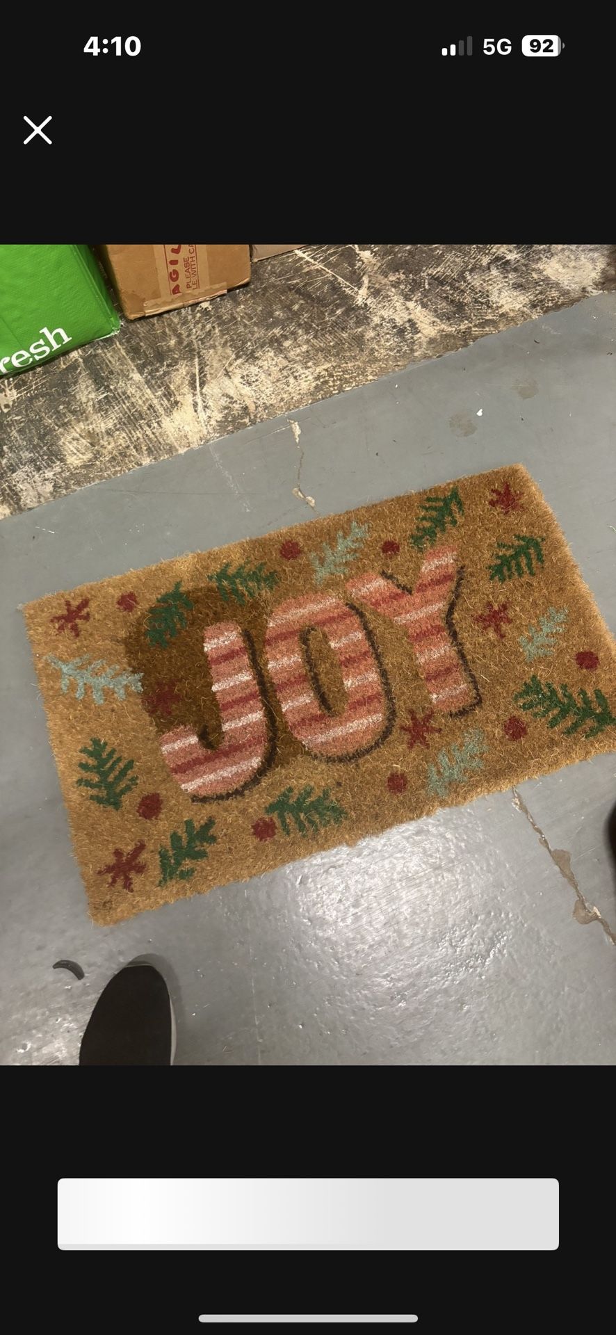 New Outdoor Christmas Rug