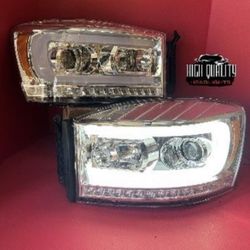 Dodge Ram 2006. 2008 Headlights.