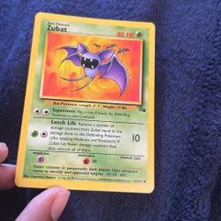ZuBat 1995 Rare Basic Pokémon