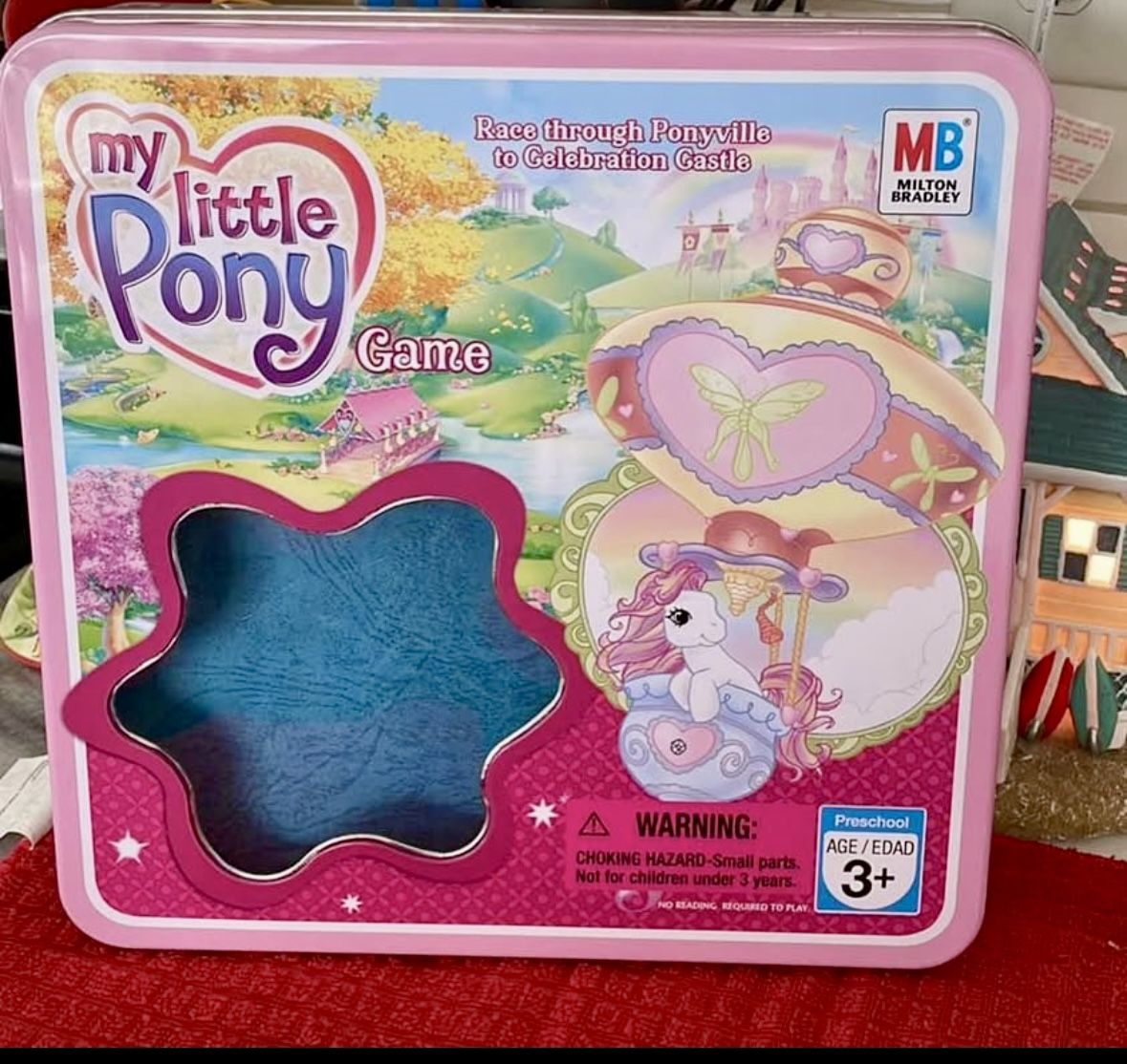 Rare 2006 My Little Pony Celebration Castle Board Game TIN