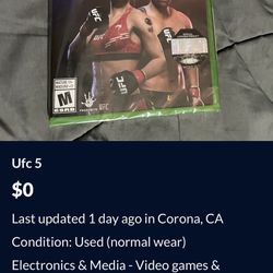 Xbox One S  | X UFC 5 