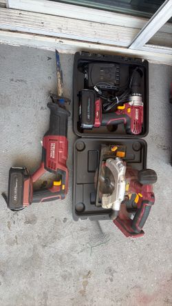 Chicago Electric 18V Cordless Power Tool Set