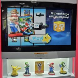 Amiibo Kiosk And Sign