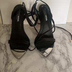 Black Evening Heels Size 7