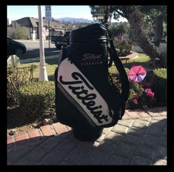 Titleist Leather Staff Golf Bag