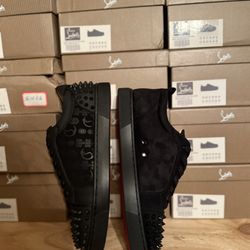 Size 6-13 Black Red Bottoms Suela Roja 