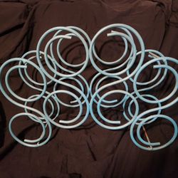 Vintage Wrought Iron Wine Rack