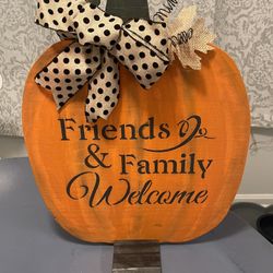 Fall Pumpkins , Candy Skulls And Decor