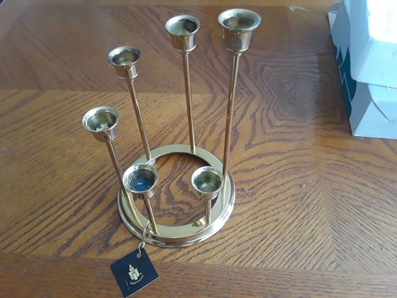 PartyLite Brass Candle Stick Holder.