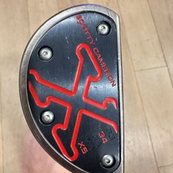 Scotty Cameron Red X5 First of 500 Made 34 Original Steel Putter