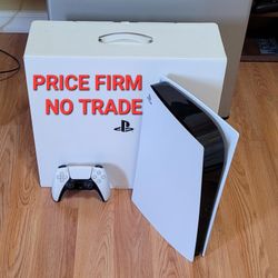 PS5 DISC Ed. , FIRM PRICE, NO TRADE, GREAT CONDITON, READ DESCRIPTION FOR DETAILS
