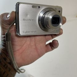 Sony Cyber-shot DSC-W220  Silver 12.1MP Compact Digital Camera with Battery