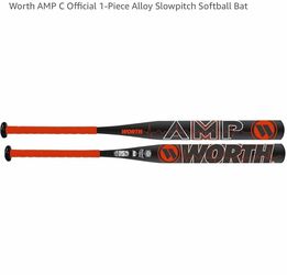Worth slowpitch softball bat USA softball certified