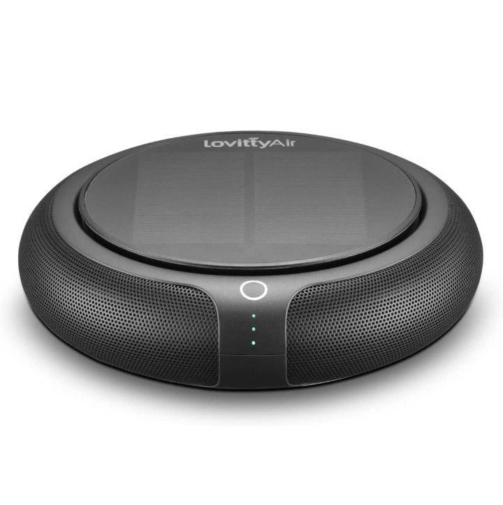 Car Air Purifier with H13 True HEPA Filter for Smoke,Dust,Solar Power Air Purifier for Car Traveling