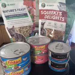 Dr Marty Treats And 6 Wet Cat Food 