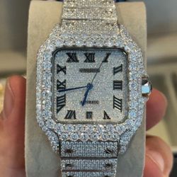 Cartier Moissanite Watch VVS