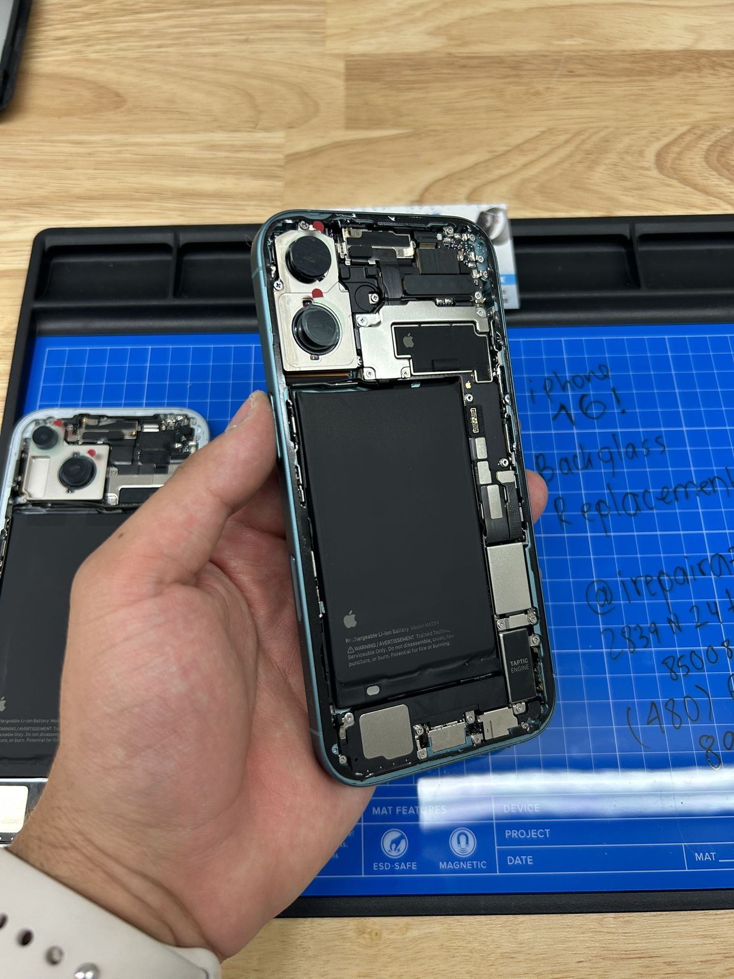 iPhone 16 Backglass, Charging Port, Battery 