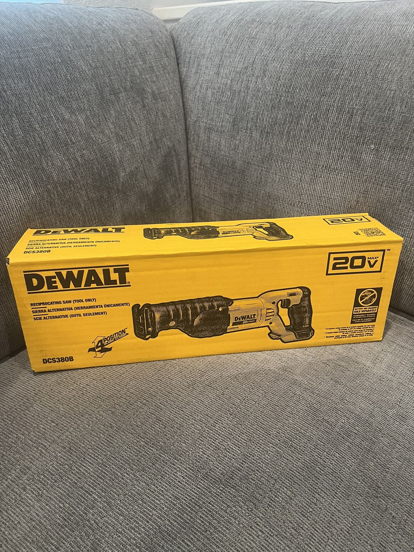 Dewalt DCS380B Reciprocating Saw- Brand New-Tool Only