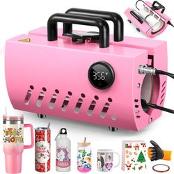 Tumbler Heat Press, Mug Press Sublimation Machine for 30oz 20oz 16oz 11oz Skinny Tumblers Glass/Ceramic/Aluminium Mug Coffee Cup Press with Heat Paper