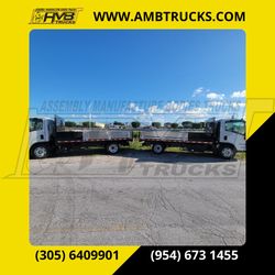 Custom Flatbeds for Sale at AMB Trucks! 🚛