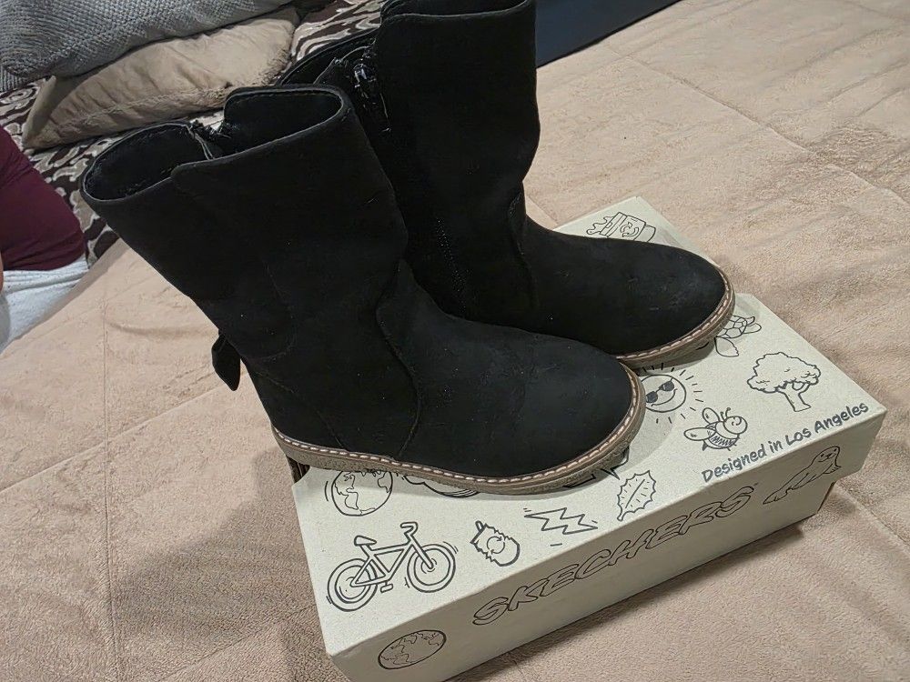 black boots