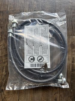 New 2 Hoses4ft  Laundry washing machine hose set up with screen and gaskets