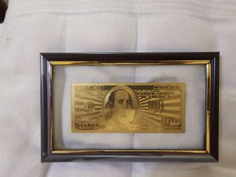 GOLD PLATED $100