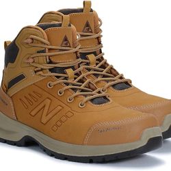 New Balance Men's Composite Toe Calibre Industrial Boot, Wheat, 10.5 Wide
